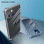 Soft Clear Transparent Bumper Case for Apple iPhone 13 Pro [6.1] (Clear)
